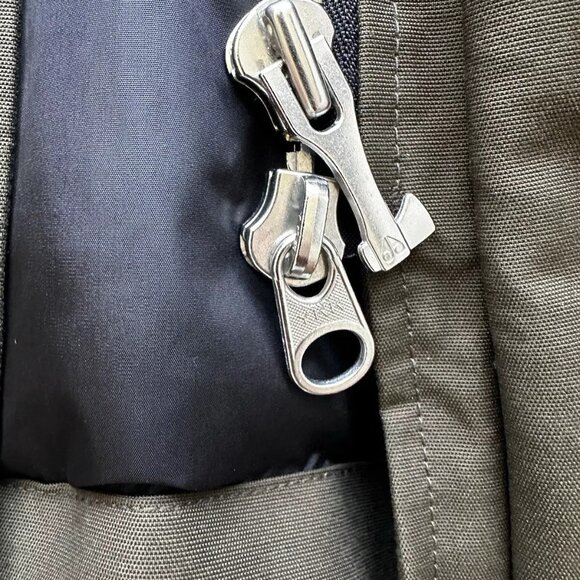 Moose Knuckles Men's Army Green W/Ivory Saint-Ulric Down Parka, Size Large - Picture 9 of 15